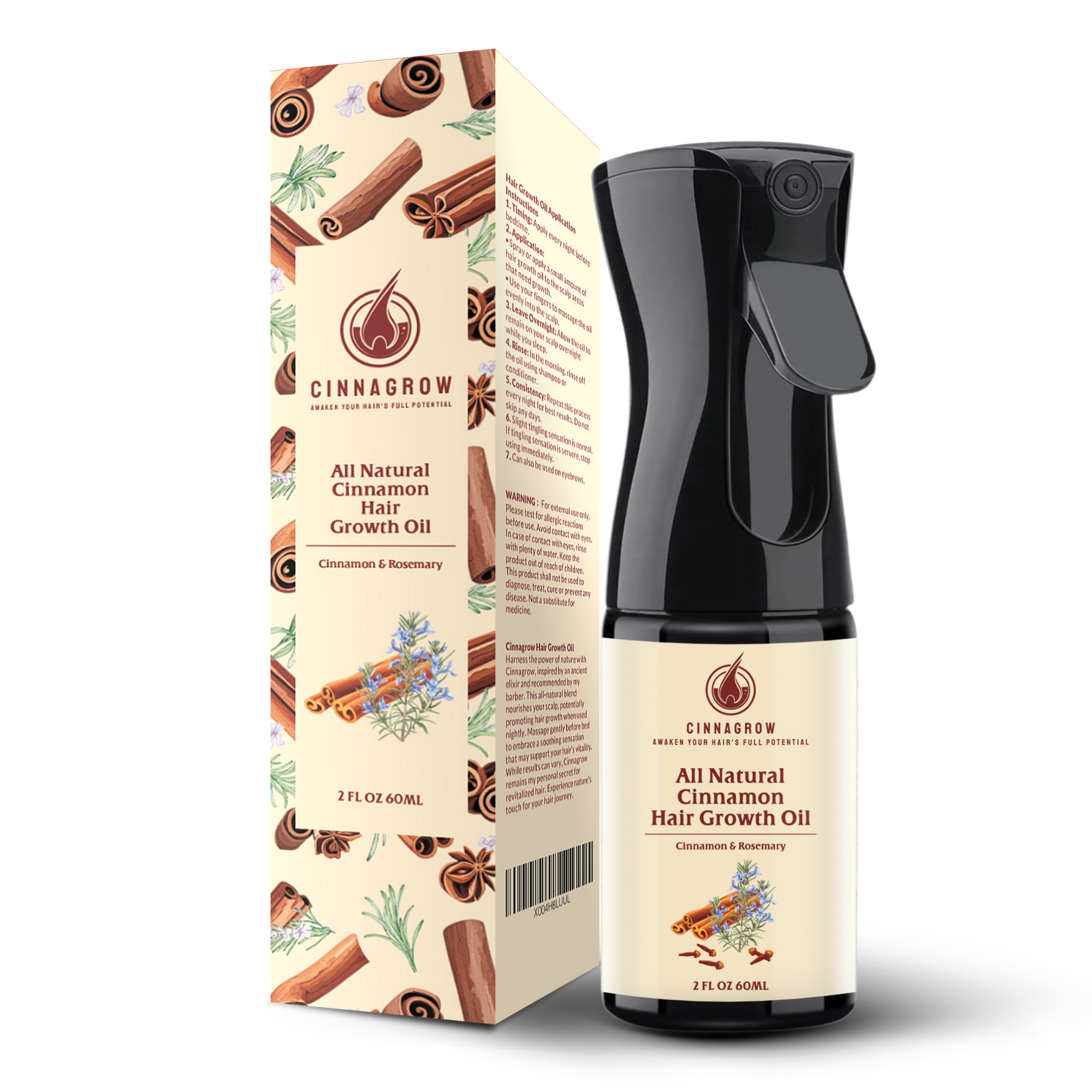 CINNAGROW - Hair Growth Oil