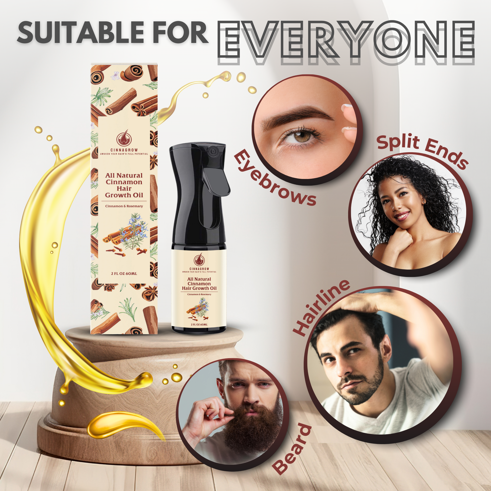 CINNAGROW - Hair Growth Oil